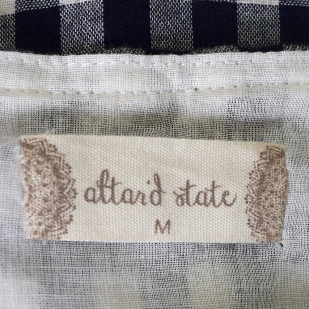 Altar'd State Elias Gingham Plaid Dress w/ Pockets - Picture 4 of 15